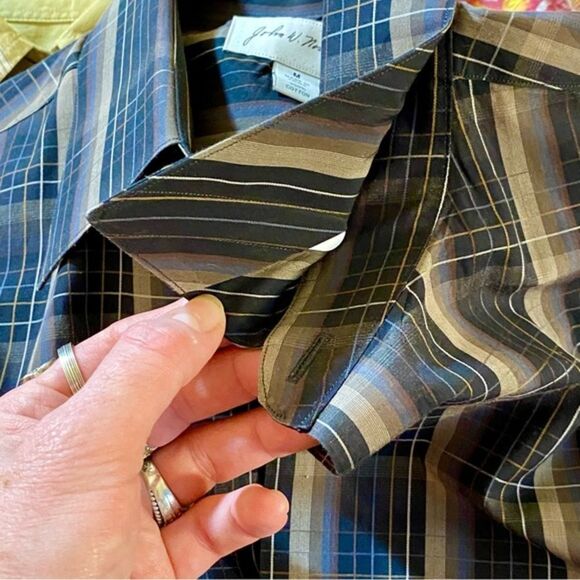 John W. Nordstrom Plaid Button Down - Picture 4 of 7